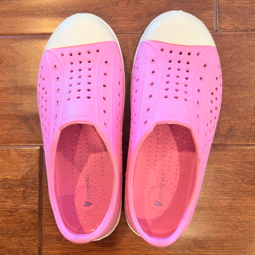 Crewcuts Water shoes pink size big girl 5